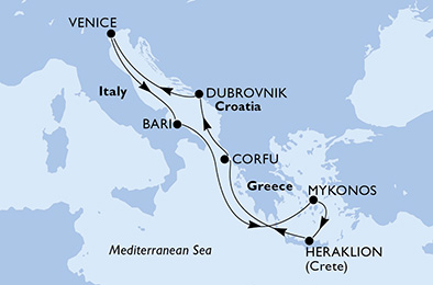 croisiere dans les iles grecques